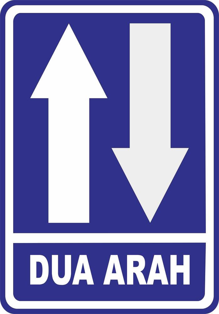 Penunjuk Arah bahan ACP + Cat uk.60x60 cm