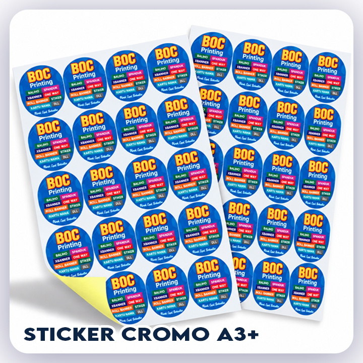 Sticker Cromo A3+